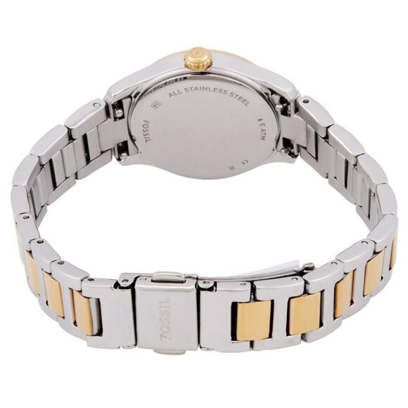 NWT Authentic Fossil Gilmore Quartz Silver Dial Women's Watch - Picture 3 of 3